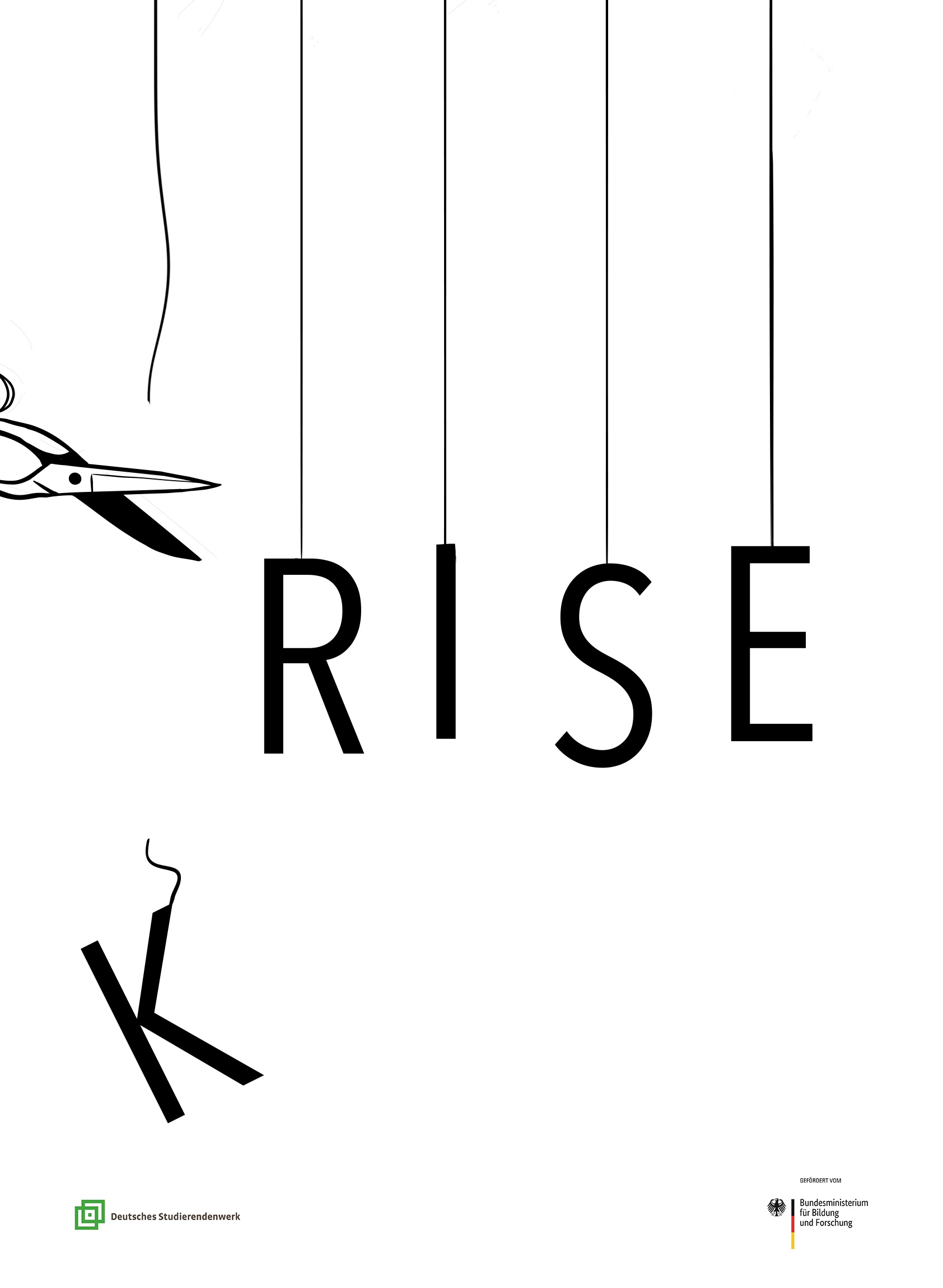 Plakat für den 35. Wettbewerbs des Deutschen Studentenwerks.