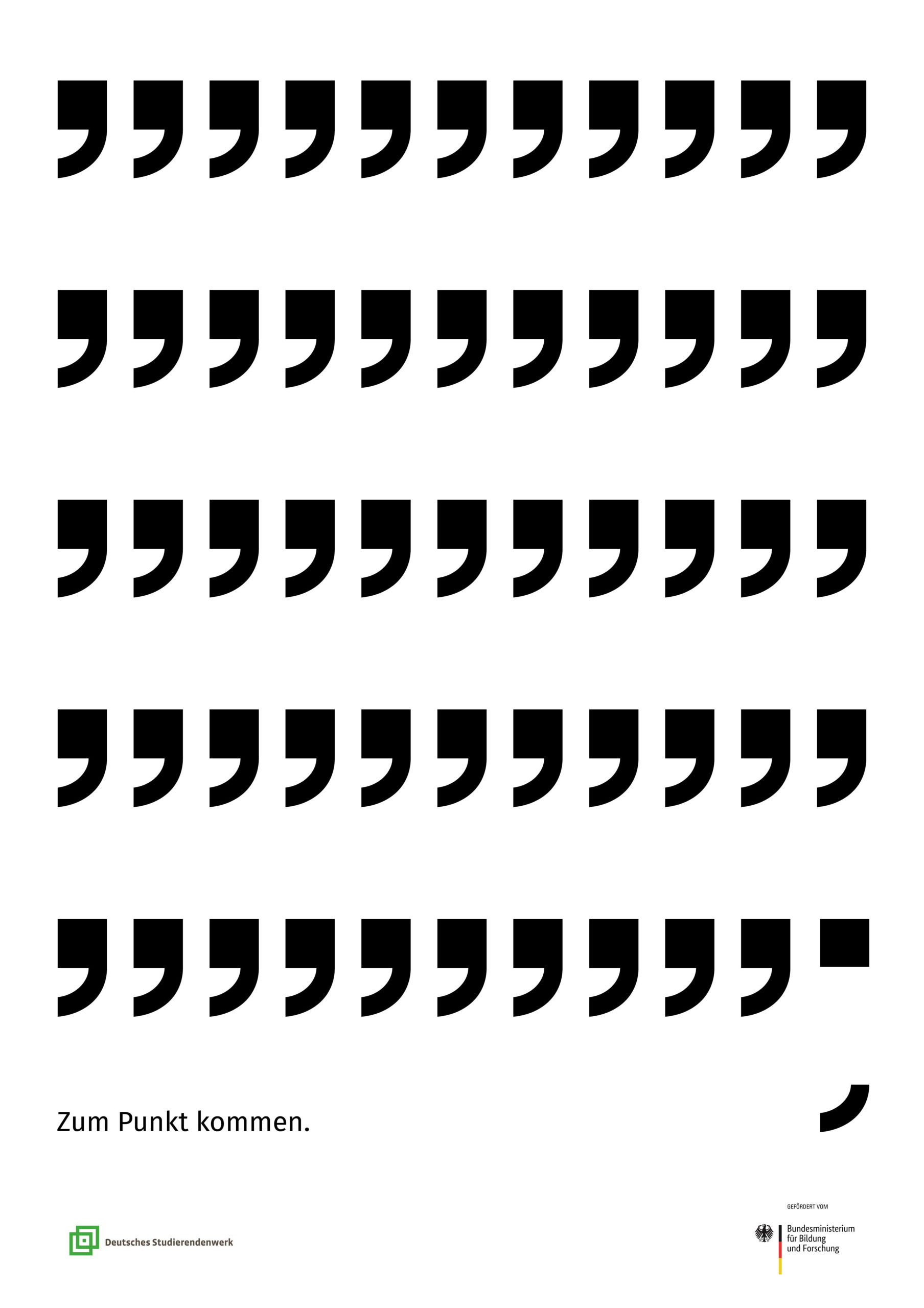 Plakat für den 35. Wettbewerbs des Deutschen Studentenwerks.