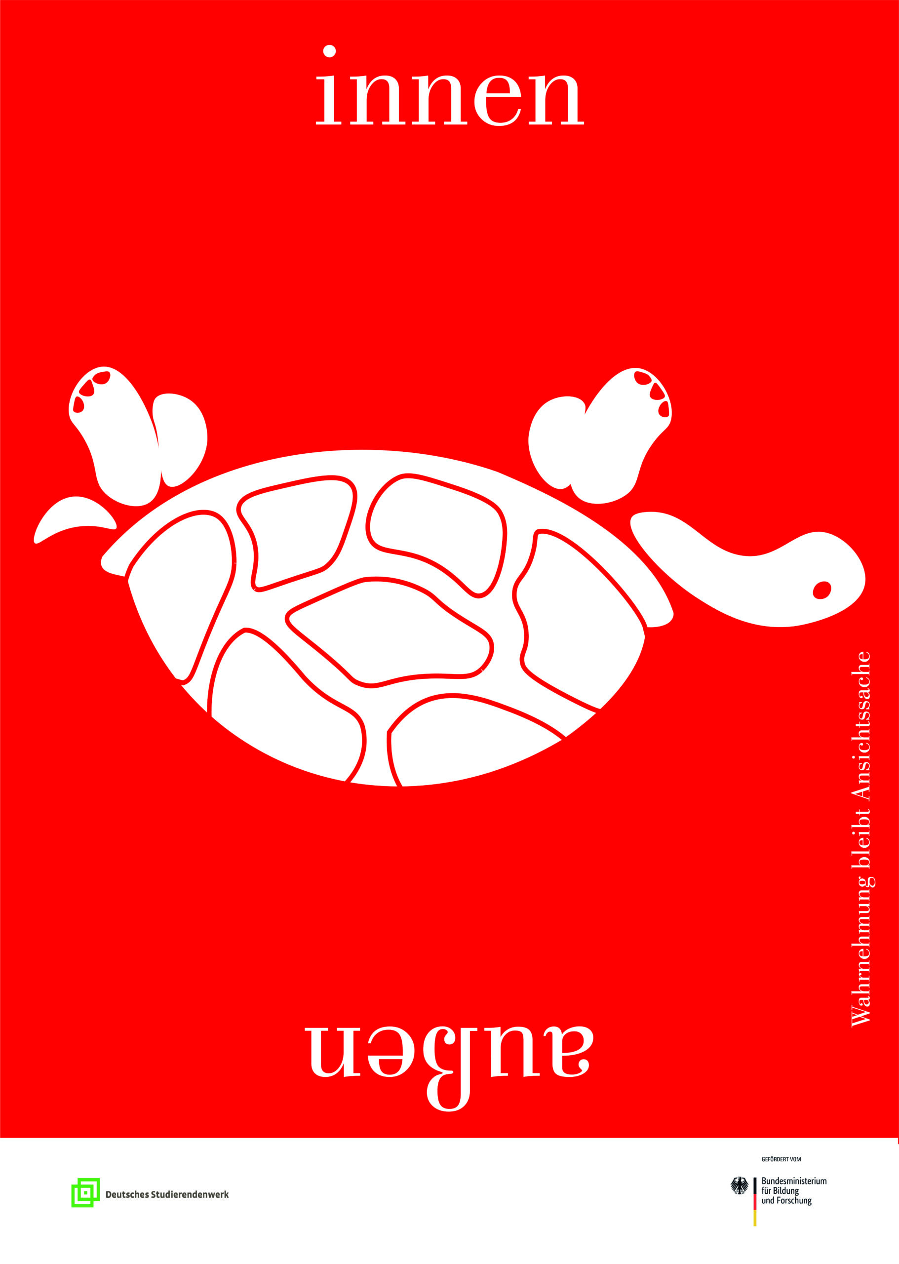 Plakat für den 35. Wettbewerbs des Deutschen Studentenwerks.