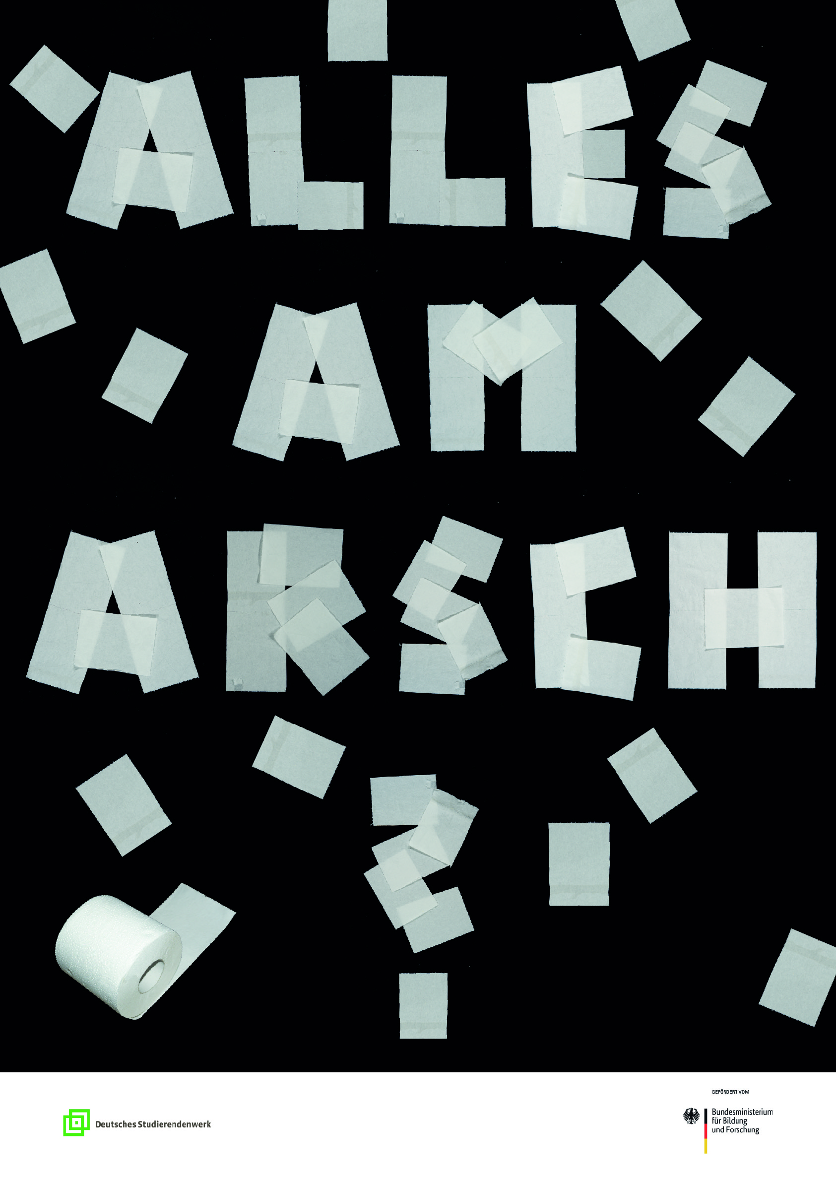 Plakat für den 35. Wettbewerbs des Deutschen Studentenwerks.